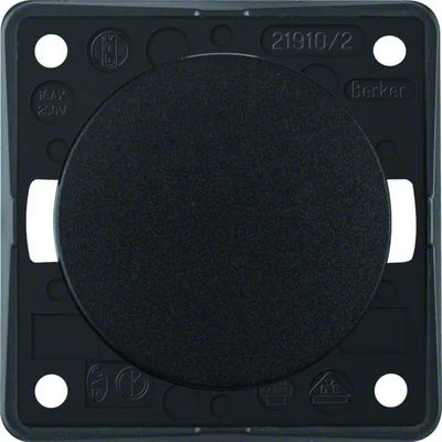 INTEGRO FLOW/PURE Rocker switch 2-pole glossy black