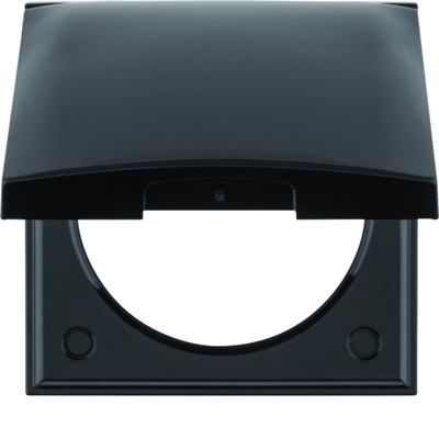 INTEGRO FLOW/PURE Single-frame frame with a glossy black cover