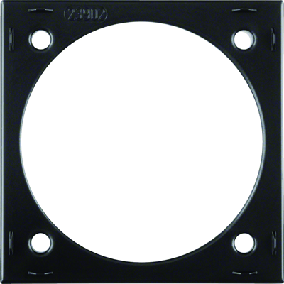 INTEGRO FLOW/PURE Surface-mounted spacer ring glossy black
