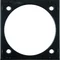 INTEGRO FLOW/PURE Surface-mounted spacer ring glossy black