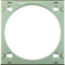 INTEGRO FLOW/PURE Surface-mounted spacer ring made of lacquered stainless steel