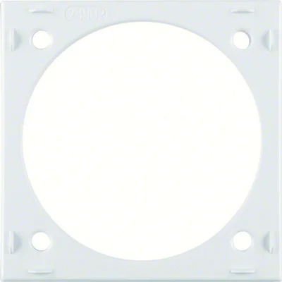 INTEGRO FLOW/PURE Surface-mounted spacer ring, snow-white gloss