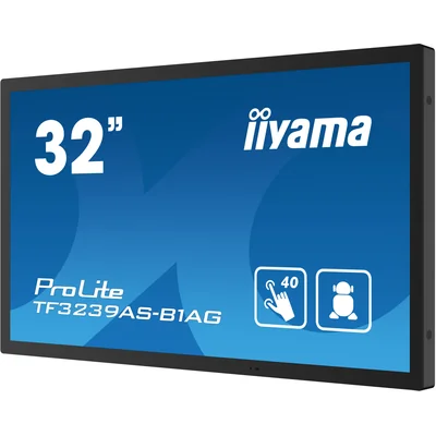 Interactive presentation monitor iiyama TF3239AS-B1AG 32" IPS LED /HDMI, DP, Android/ iiSignage², eShare, IP65, 24/7