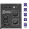 Interaktivní UPS Qoltec | Monolith | 1500VA | 900W | LCD | USB | RJ45