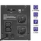 Interaktivní UPS Qoltec | Monolith | 1500VA | 900W | LCD | USB | RJ45