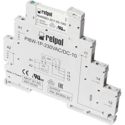 Інтерфейсне реле PIR6W-1P-230VAC-10 230 В 0,05 A / 30 В змінного струму
