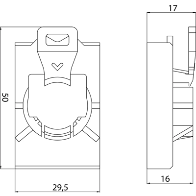 Intermediate body without voltage imprint ST22-6609/PO1