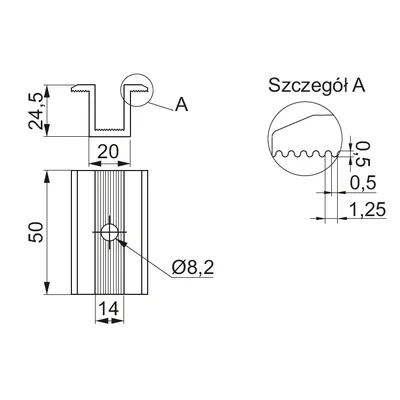 Intermediate panel holder
