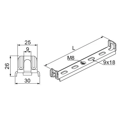 Internal hanger of the tray, WWK200