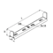 Internal trough hanger width 28mm height 58mm
