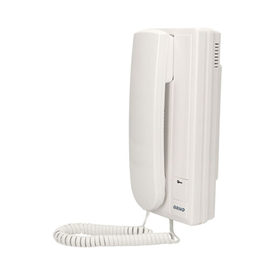 Interphone uniphone pour étendre les postes de la série FOSSA, blanc