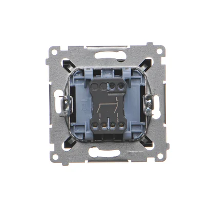 Interrupteur à bougie Simon 54 WMDL-050x2x-049 (module) 16AX, 250 V~, bornes à vis ; noir