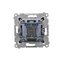 Interrupteur à bougie Simon 54 WMDL-050x2x-049 (module) 16AX, 250 V~, bornes à vis ; noir