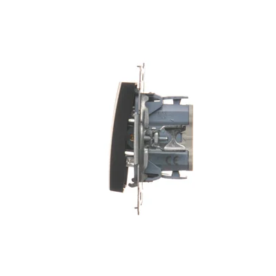 Interrupteur à bougie Simon 54 WMDL-050xxx-049 (module) 10AX, 250 V~, connecteurs rapides ; noir