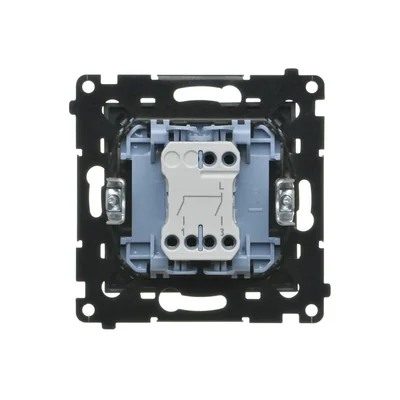 Interrupteur à bougie Simon 55 WMDL-0107xx-116 (module) 10 AX, 250 V~, connecteurs rapides ; graphite mat