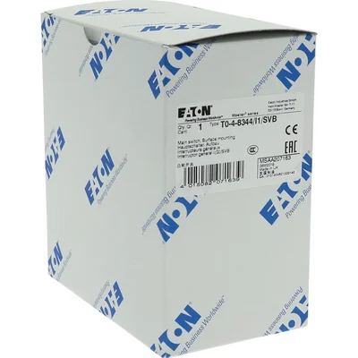 Interrupteur à came In=20A P=6,5 kW, T0-4-8344/I1/SVB