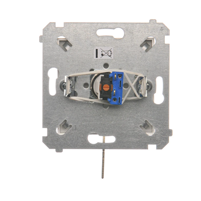Interrupteur à clé unipolaire (module) 2 positions 0-I N/O contact 5 A 230V or (métallique)
