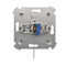 Interrupteur à clé unipolaire (module) 2 positions 0-I N/O contact 5 A 230V or (métallique)