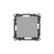 Interrupteur à volet roulant trois positions Simon 55 WMDL-0106L1-116 1-0-2 (module) 10 A, 250 V~, connecteurs rapides ; graphite mat