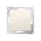 Interrupteur bipolaire (module) 10A, 250V, connecteurs rapides, crème