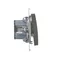 Interrupteur bipolaire (module) 16A, 250V, bornes à vis, anthracite (métallique)