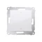 Interrupteur bipolaire (module) 16A, 250V, bornes à vis, blanc