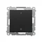 Interrupteur bipolaire Simon 55 WMDL-0P1xx4-149 (module) 10 AX, 250 V~, connecteurs rapides ; noir mat