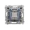 Interrupteur bipolaire Simon 55 WMDL-0P1xx4-149 (module) 10 AX, 250 V~, connecteurs rapides ; noir mat
