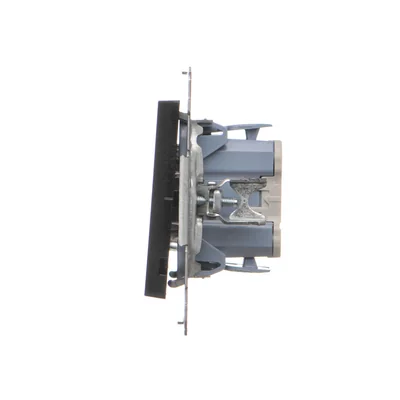 Interrupteur bipolaire Simon 55 WMDL-0P1xx4-149 (module) 10 AX, 250 V~, connecteurs rapides ; noir mat
