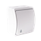 Interrupteur cloche n/t IP44 blanc, Koala