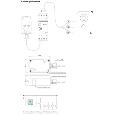 Interrupteur crépusculaire 16A U=12-264AC/DC