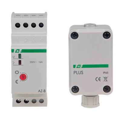 Interrupteur crépusculaire avec sonde hermétique externe AZ-B PLUS