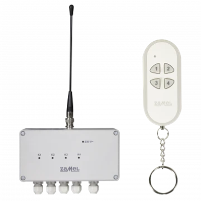 Interrupteur d'alimentation radio à quatre canaux type 230V : RWS-311C/Z