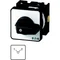 Interrupteur de puissance T0-2-8221/E, contacts : 4, 20 A, type : 1-2, 90°, à verrouillage, montage en surface, bouton noir, sans verrouillage