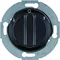 Interrupteur de volet roulant Serie 1930/Glas avec commande électrique centrale et bouton à 2 vitesses, noir