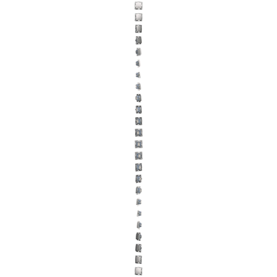 Interrupteur d'escalier avec rétroéclairage LED (module) 10A 250V connecteurs rapides argent (métallique)