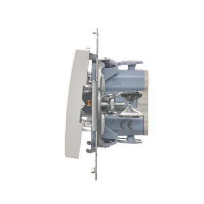 Interrupteur d'escalier (module) 10A 250V connecteurs rapides blanc