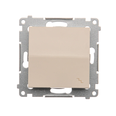 Interrupteur d'escalier (module) 16A 250V crème bornes à vis