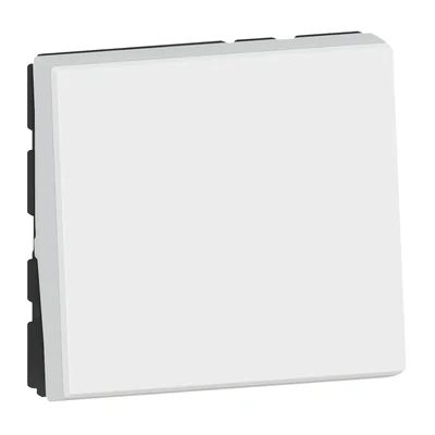 INTERRUPTEUR D'ESCALIER MOSAIC - 2 MODULES BLANC ANTIBACTÉRIEN 10AX-250V~