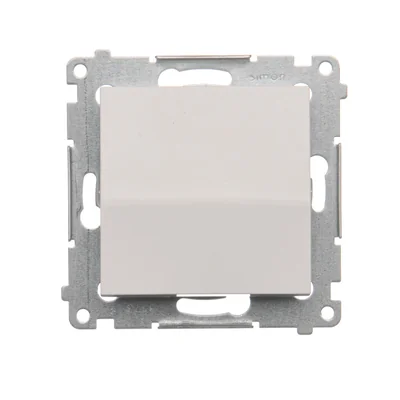Interrupteur d'escalier Simon 54 WMDL-0600xx-011 sans pictogramme (module) 10AX, 250 V~, connecteurs rapides ; blanc