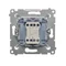 Interrupteur d'escalier Simon 54 WMDL-0600xx-011 sans pictogramme (module) 10AX, 250 V~, connecteurs rapides ; blanc