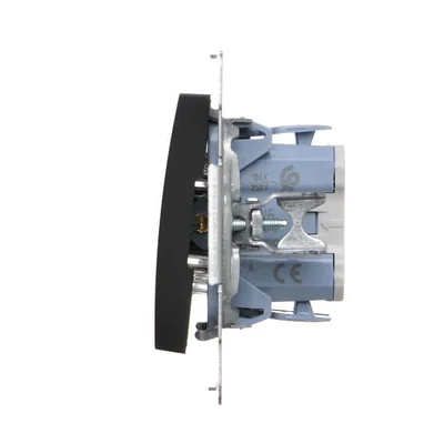 Interrupteur d'escalier Simon 54 WMDL-0600xx-049 sans pictogramme (module) 10AX, 250 V~, connecteurs rapides ; noir