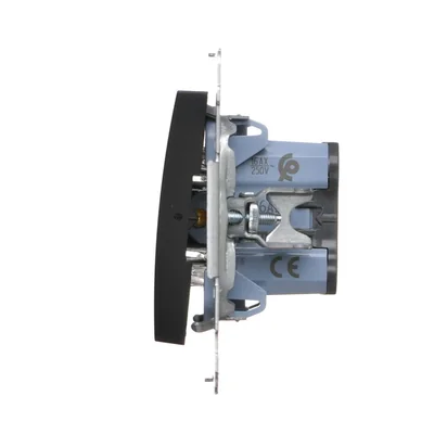 Interrupteur d'escalier Simon 54 WMDL-06012x-049 sans pictogramme (module) 16AX, 250 V~, bornes à vis ; noir