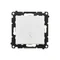 Interrupteur d'escalier Simon 55 WMDL-0103Lx-111 avec rétroéclairage LED, rétroéclairage identique à celui d'un interrupteur simple (module), 10 AX, 250 V~, connecteurs rapides ; blanc mat