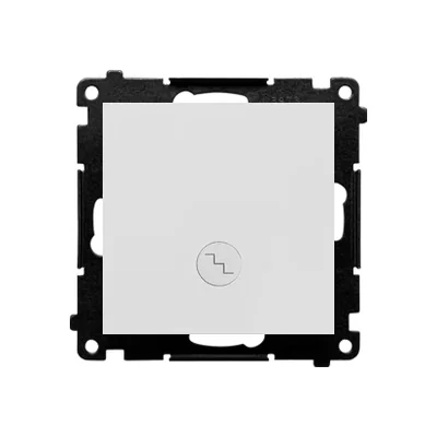 Interrupteur d'escalier Simon 55 WMDL-0103xx-114 (module) 10 AX, 250 V~, connecteurs rapides ; gris clair mat