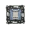 Interrupteur d'escalier Simon 55 WMDL-0103xx-114 (module) 10 AX, 250 V~, connecteurs rapides ; gris clair mat