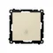 Interrupteur d'escalier Simon 55 WMDL-0105Lx-144 avec rétroéclairage LED, rétroéclairage identique à celui d'un interrupteur simple (module), 10 AX, 250 V~, connecteurs rapides ; finition champagne mat