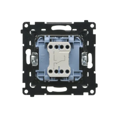 Interrupteur d'escalier Simon 55 WMDL-0106xx-116 sans pictogramme (module) 10 AX, 250 V~, connecteurs rapides ; graphite mat