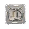 Interrupteur d'hôtel avec rétroéclairage 10A (module) crème