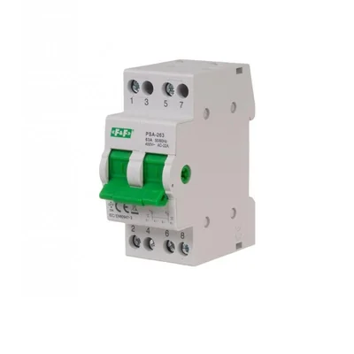 Interrupteur d'installation pour groupe électrogène à 2 pôles, 63 A